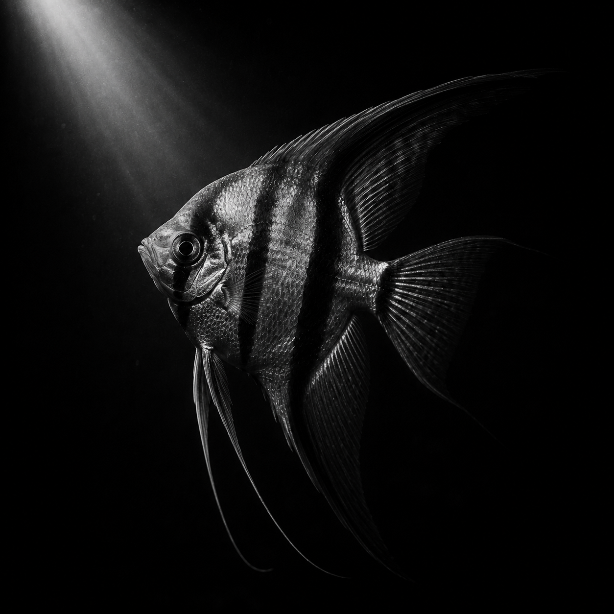 Modeling - Angel Fish: Blender