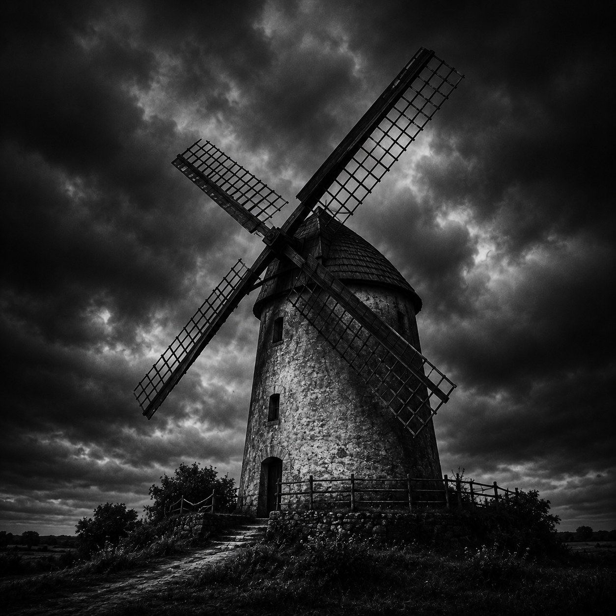 Animated 2D WindMill - Turtle