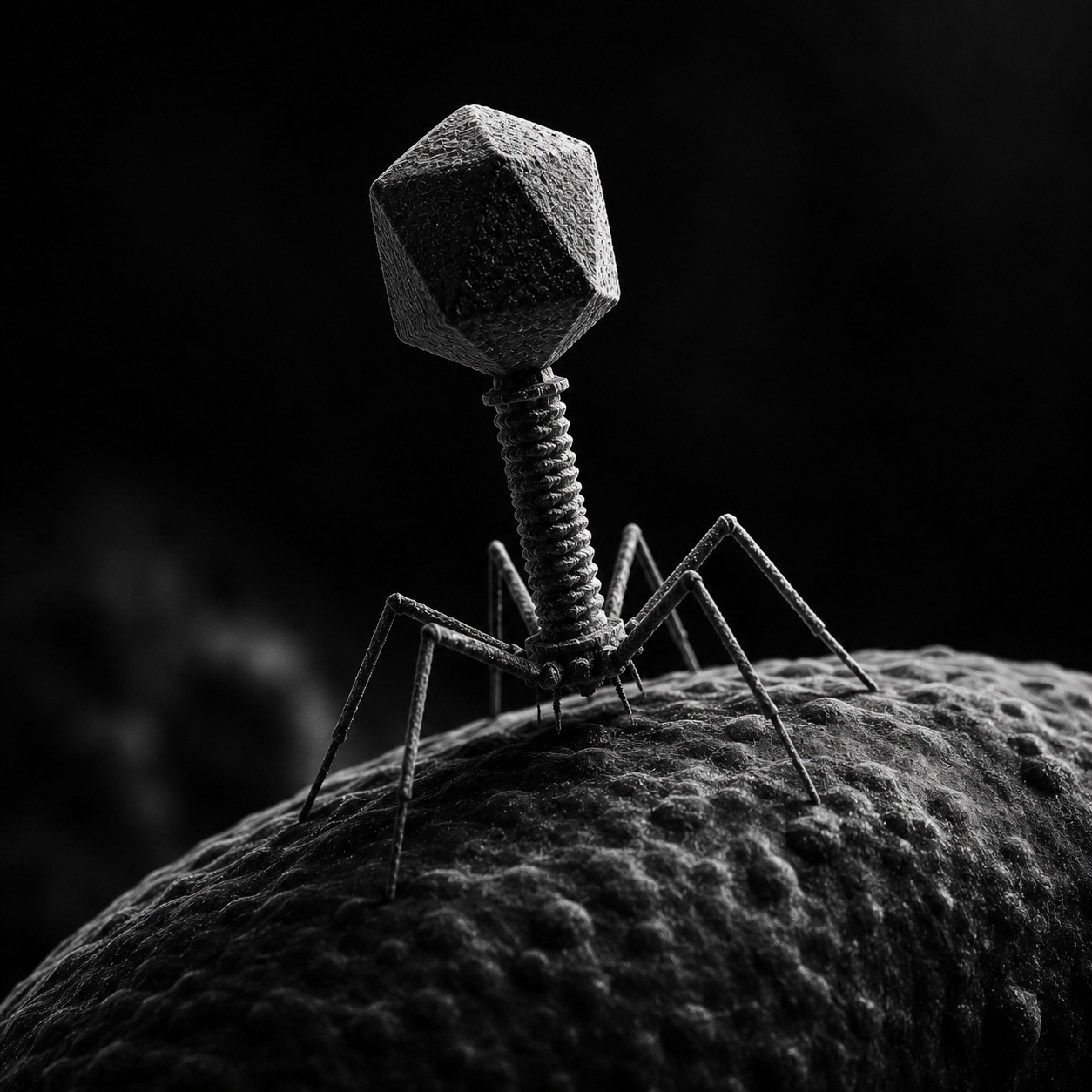 Modeling - Bacteriophage: Blender