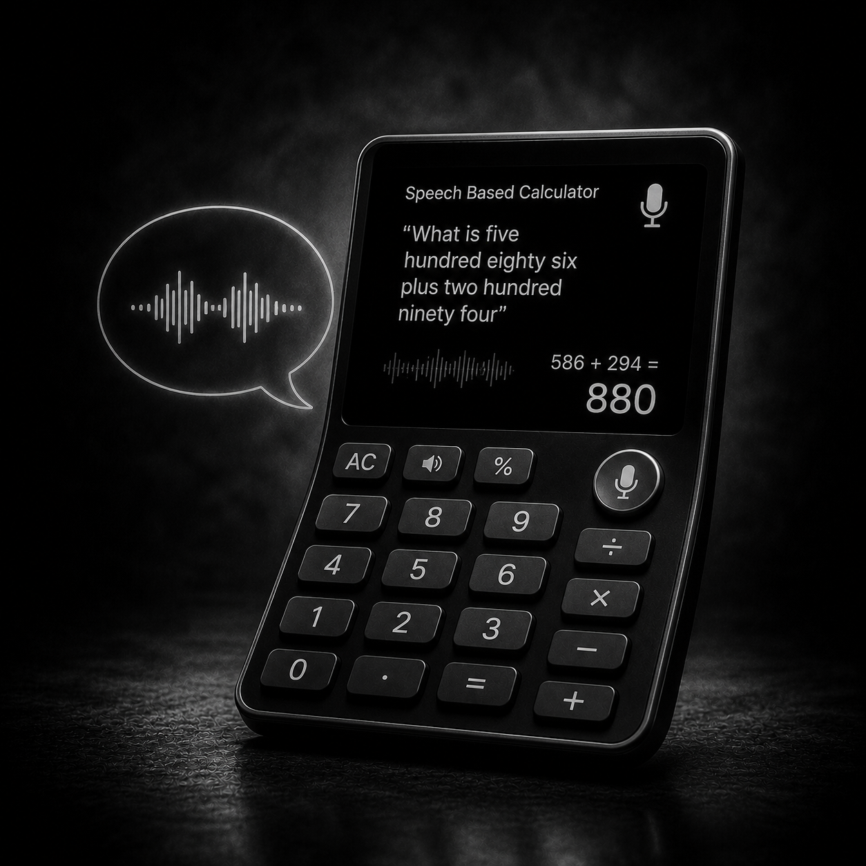 Speech Recognition based Calculator